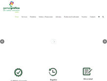 Tablet Screenshot of gamagrafica.com